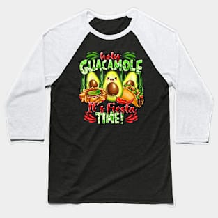 Cinco De Mayo Shirt Holy Guacamole Fiesta Funny Men Women Baseball T-Shirt